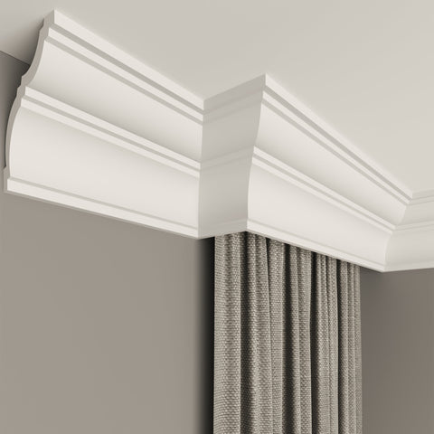 internal corner curtain cornice polystyrene for home decoration
